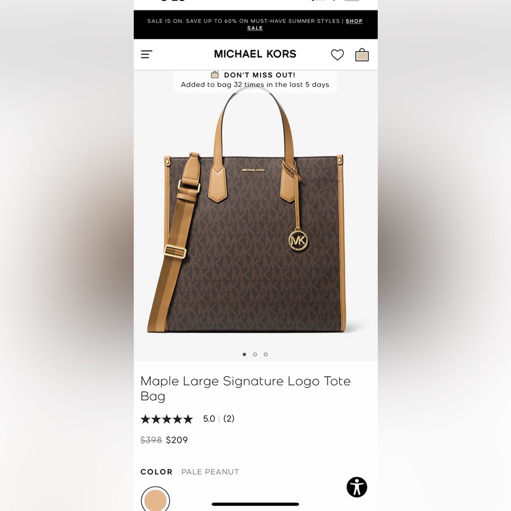 Michael Kors Luggage Large Tote